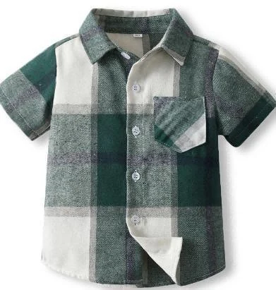 Forest Green Large-Check Shirt showcase