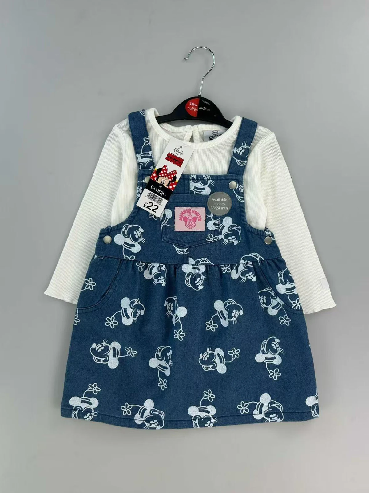Minnie Sketch Pinafore Set showcase