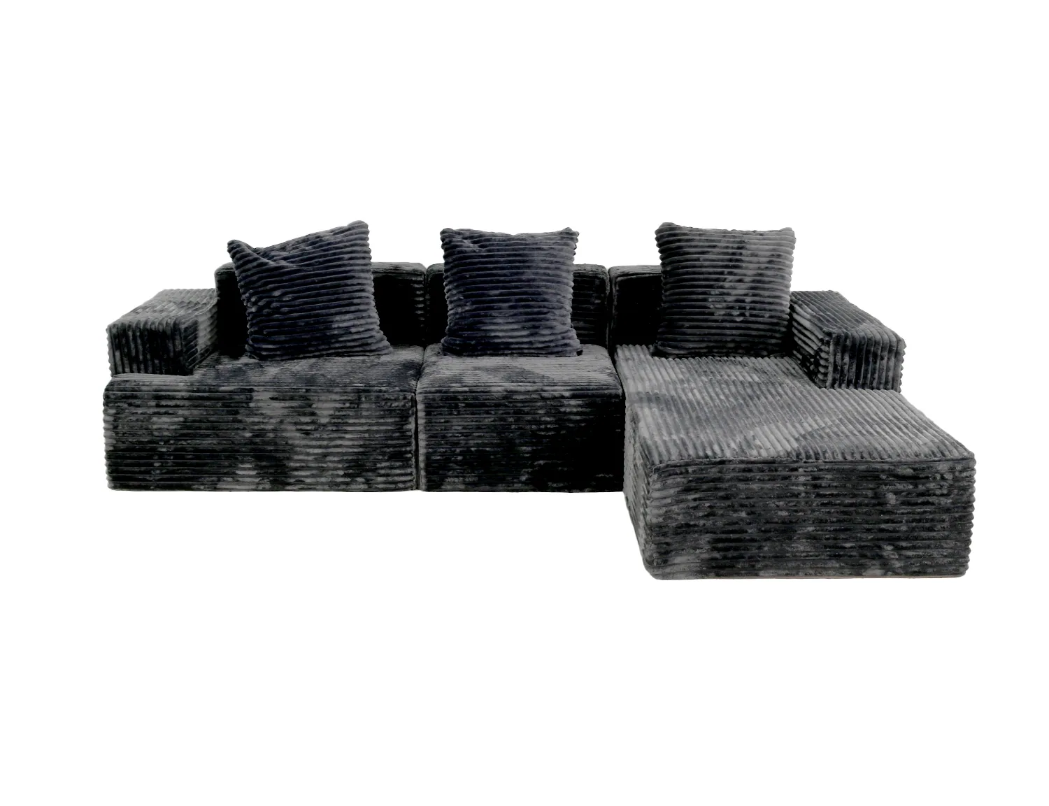 Four-Colour Modular Corduroy Sofa view 5