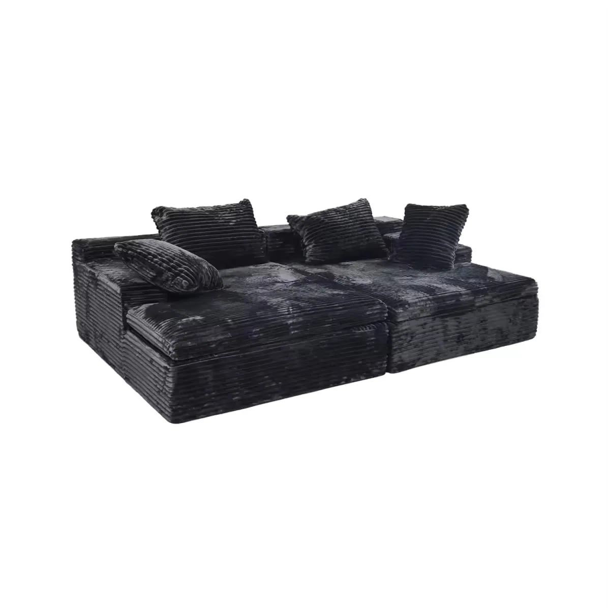 Black Premium Compressible Sofa