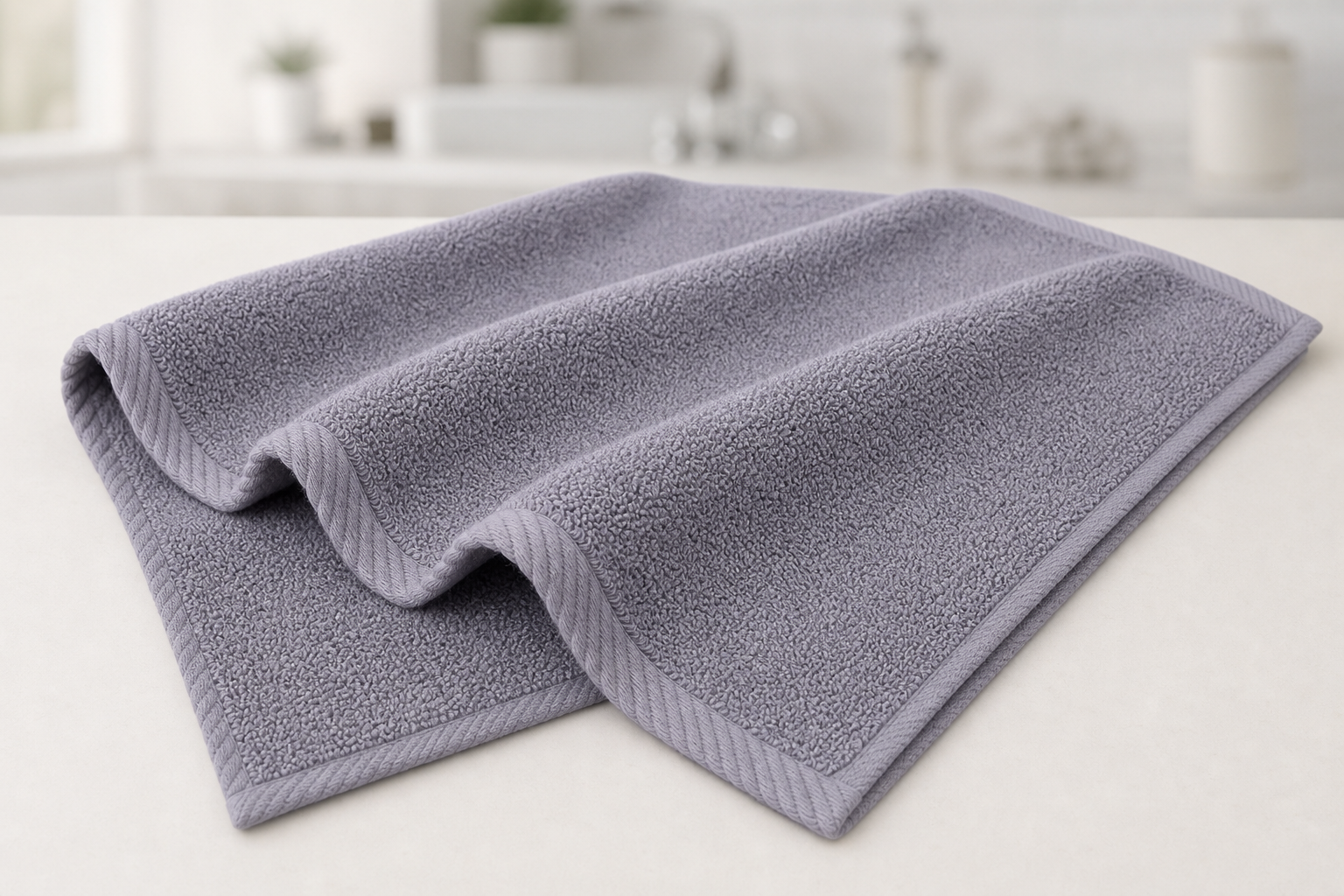 Diamond-Border Hand Towel - 34 x 73 cm, 100 g showcase