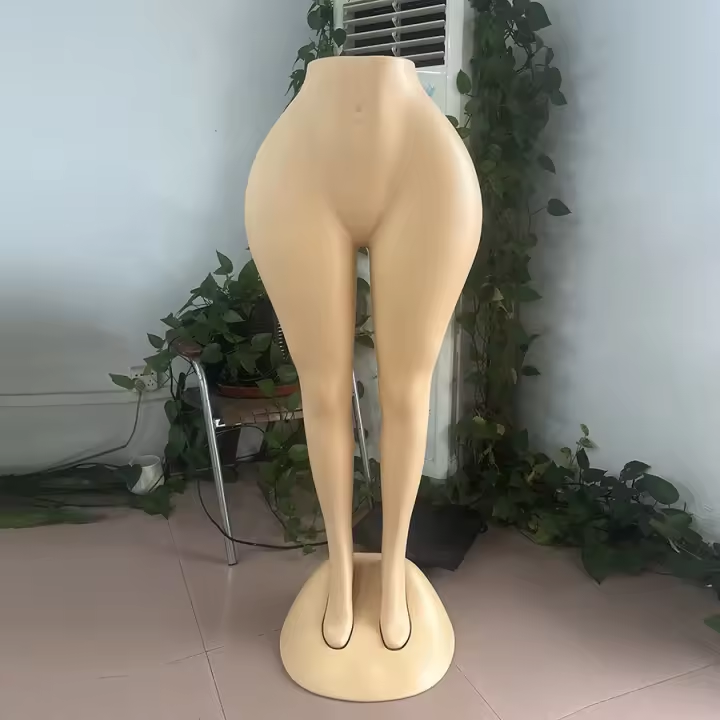 Curvy Female Lower-Body Plastic Mannequin with Base showcase